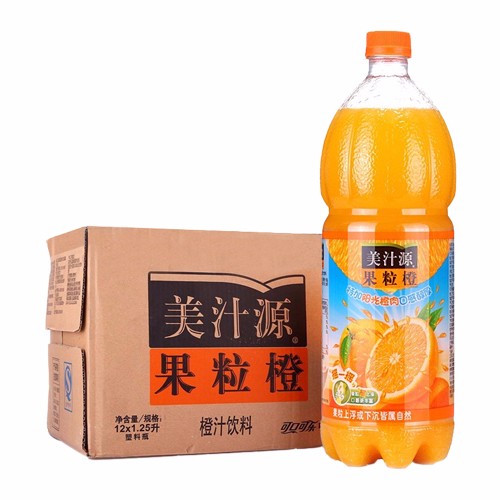 美汁源果粒橙1.25l