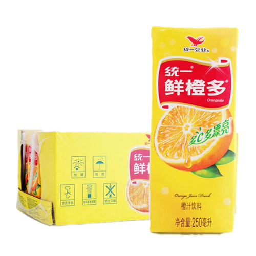 统一鲜橙多250ml