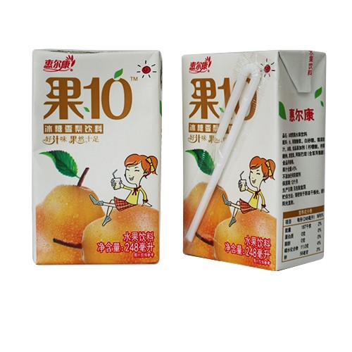 惠尔康果10系列(冰糖雪梨)饮料248ml