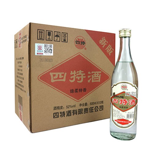 四特52度绵柔特香500ml