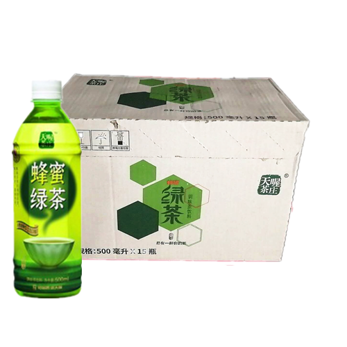 天喔茶庄蜂蜜绿茶瓶装500ml