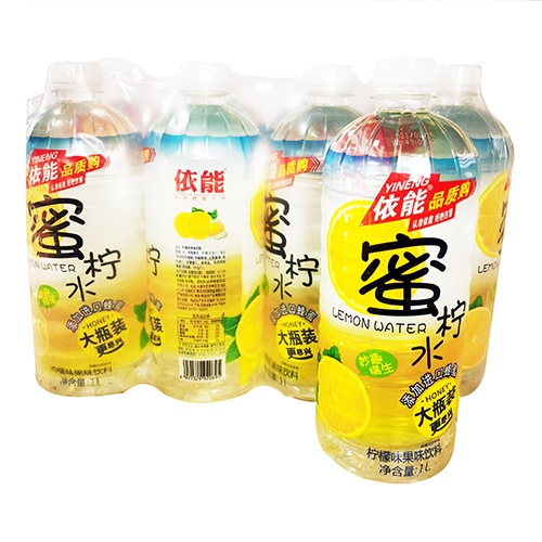 依能蜜柠水柠檬味果味饮料1L（12入）